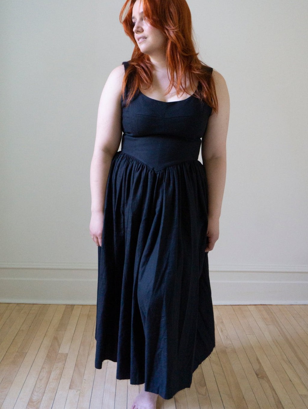 Ovate Hemlock Black Dress